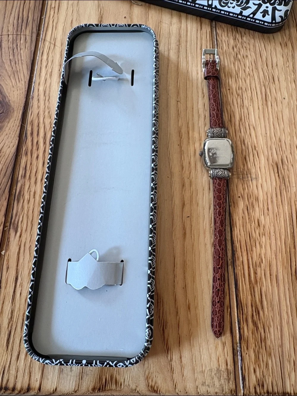 Brighton vintage  Alberta Women's Brown Leather Strap Watch
